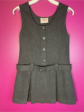 Vintage Kid’s Graffiti Dark Heather Gray/Charcoal Jumper Size Girls 6-10
